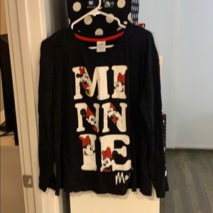 Minnie Mouse long sleeve tee.